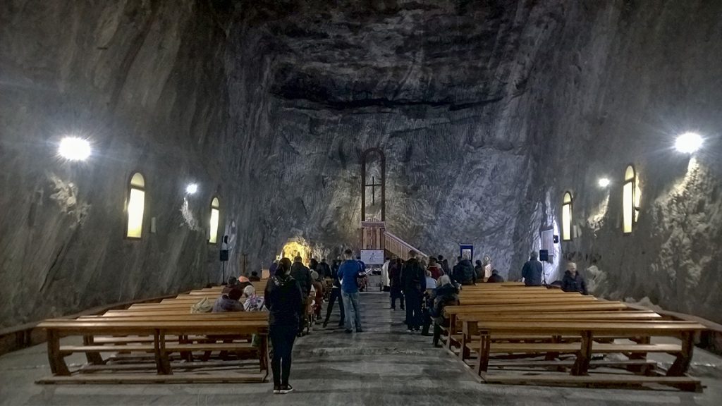 Chapel inside Praid salt mine