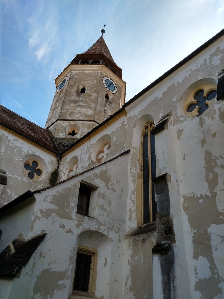 Exterior walls of the fortified church in Prejmer