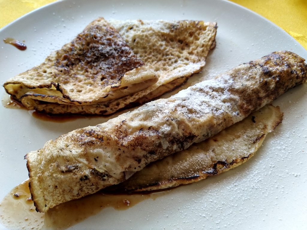 Pancakes at Garbova Chalet